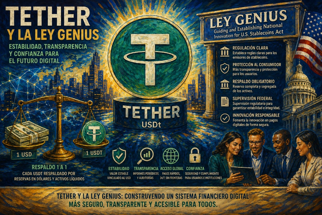 テザーとGENIUS法：米国の新法がUSDTおよびステーブルコイン市場全体の未来をどう変えるか